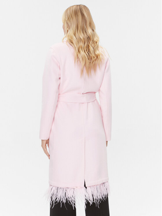 TWINSET TWINSET Вовняне пальто 232TP2010 Рожевий Regular Fit