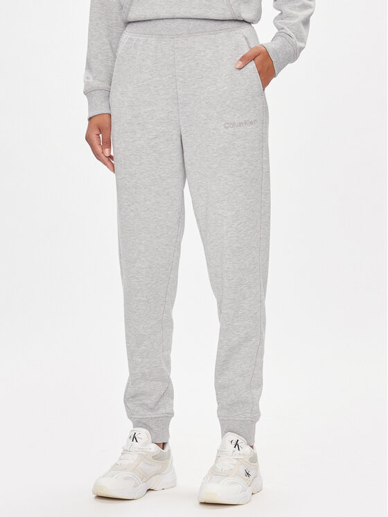 Calvin Klein Performance Pantaloni trening 00GWS4P651 Gri Relaxed Fit