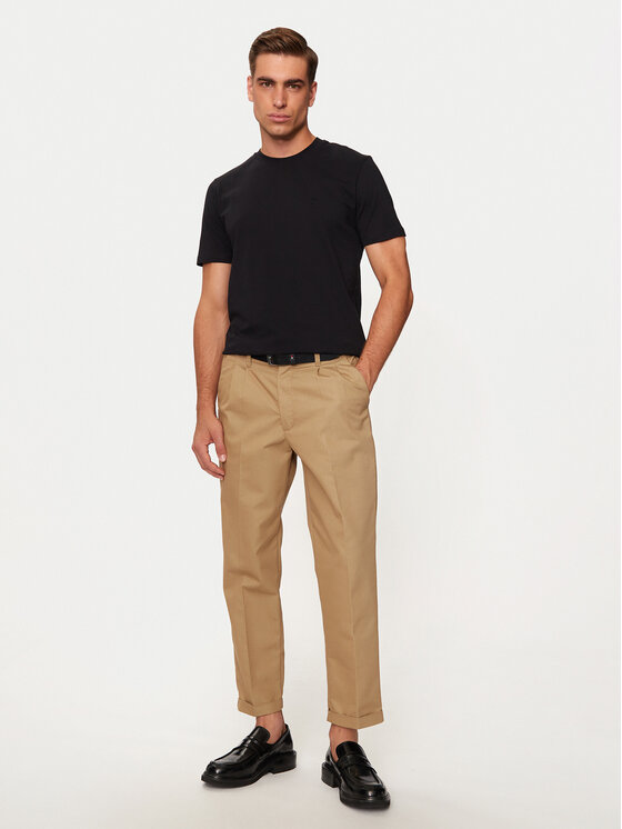 Liu Jo Liu Jo Marškinėliai QXX017 J4819 Juoda Regular Fit