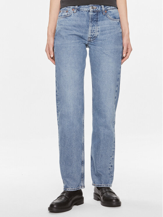 Samsøe Samsøe Džínsy Susan F23400103 Modrá Straight Fit