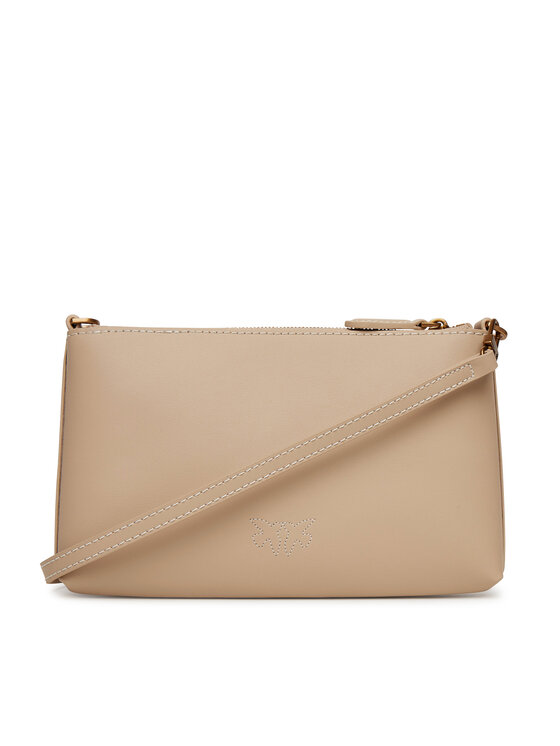 PINKO PINKO Torebka Flat Horizontal Mini PE 25 PCPL 104277 A2AN Beżowy