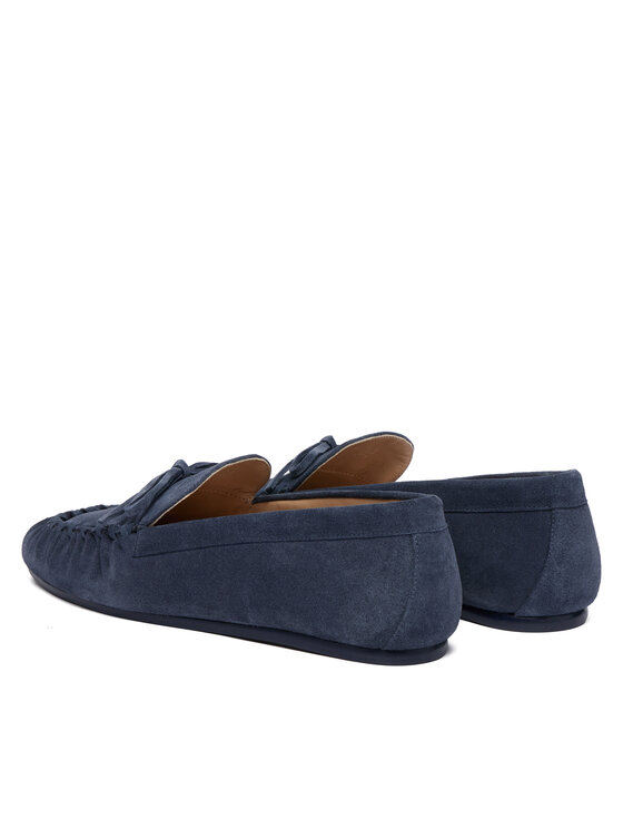 Stuart Weitzman Stuart Weitzman Mokasyny Britt Bow SM414 Granatowy