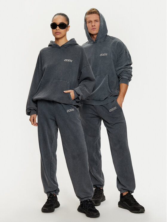 2005 2005 Bluză Unisex Pure Gri Relaxed Fit