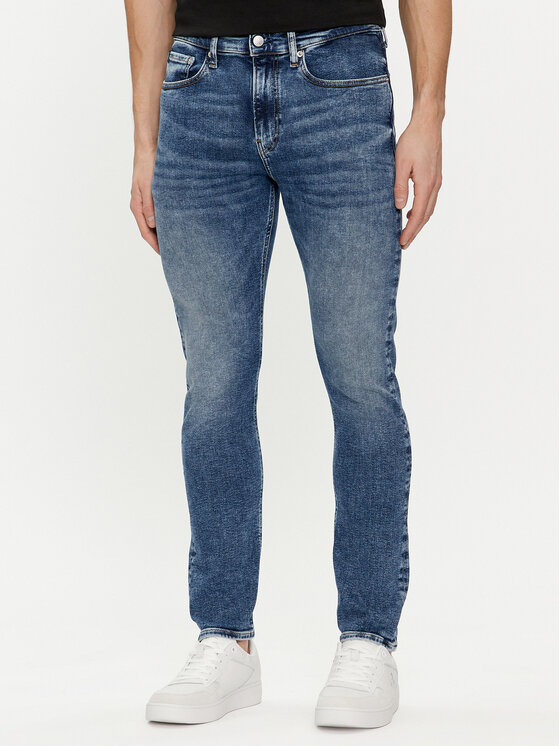 Calvin Klein Jeans Džínsy J30J324810 Modrá Skinny Fit