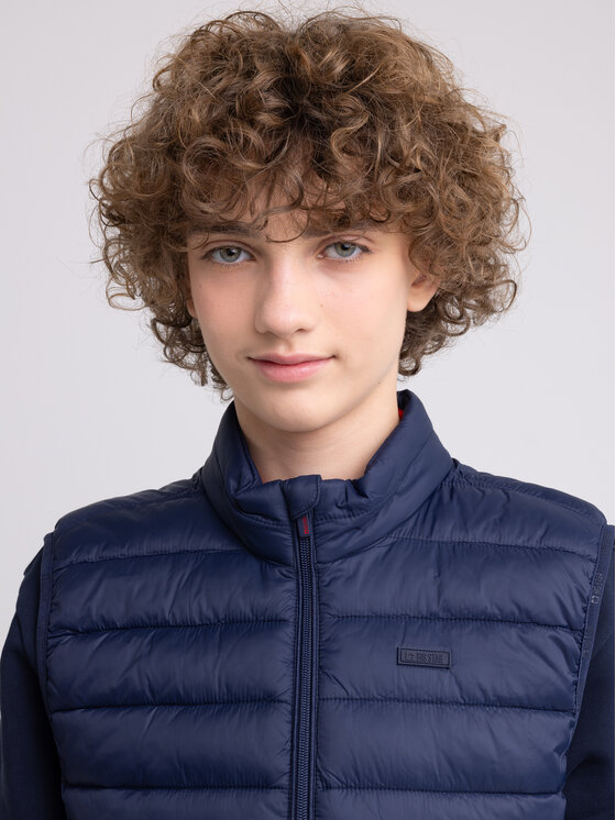 BIG STAR BIG STAR Kamizelka GRIMBO Granatowy Basic Fit