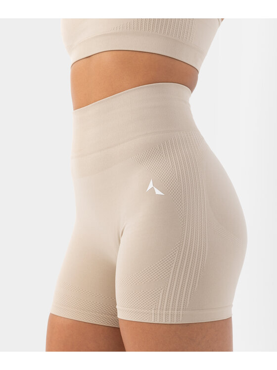 Carpatree Carpatree Szorty sportowe Blaze shorts Beżowy Fitted Fit