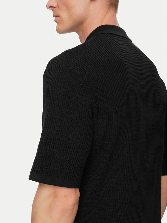 Jack & Jones Jack & Jones Krekls Montauk 12293584 Melns Relaxed Fit