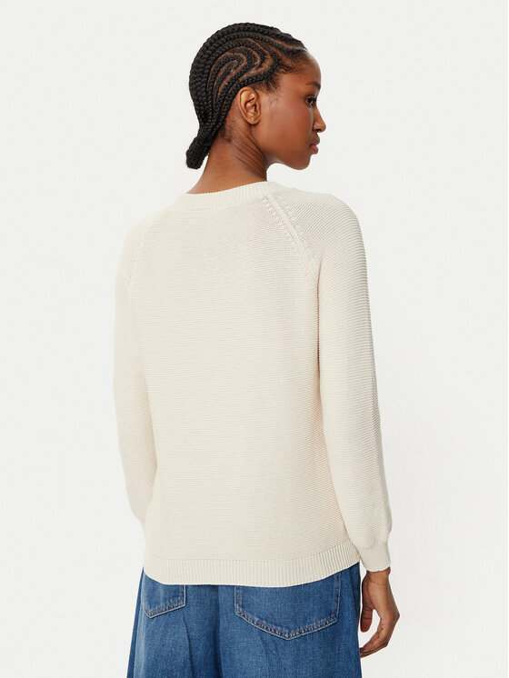 Weekend Max Mara Weekend Max Mara Sveter Linz 2515361161 Écru Relaxed Fit