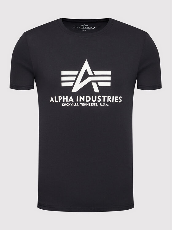Alpha Industries Alpha Industries T-Shirt Basic 100501 Szary Regular Fit