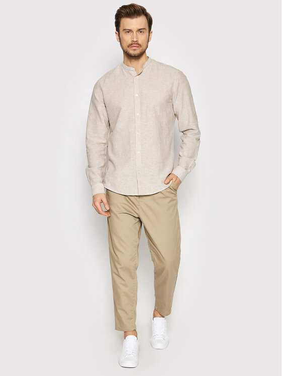 Only & Sons Only & Sons Košulja Caiden 22019173 Bež Slim Fit