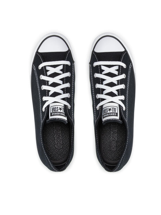 Converse Converse Sneakers aus Stoff Chuck Taylor All Star Dainty Ox 564982C Schwarz