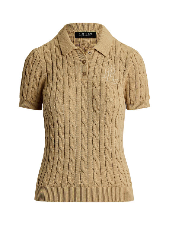 LAUREN RALPH LAUREN LAUREN RALPH LAUREN Megztinis 200932224011 Smėlio Slim Fit