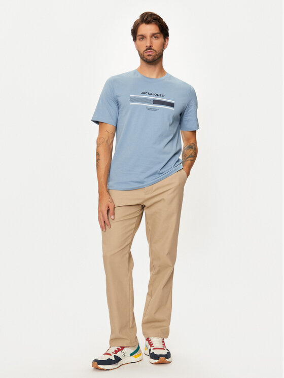 Jack&Jones Jack&Jones Majica South 12256784 Modra Standard Fit