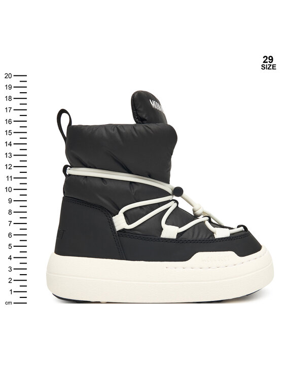 Moon Boot Moon Boot Stivali da neve Jr Park lace Mid 80D3440070 S Nero