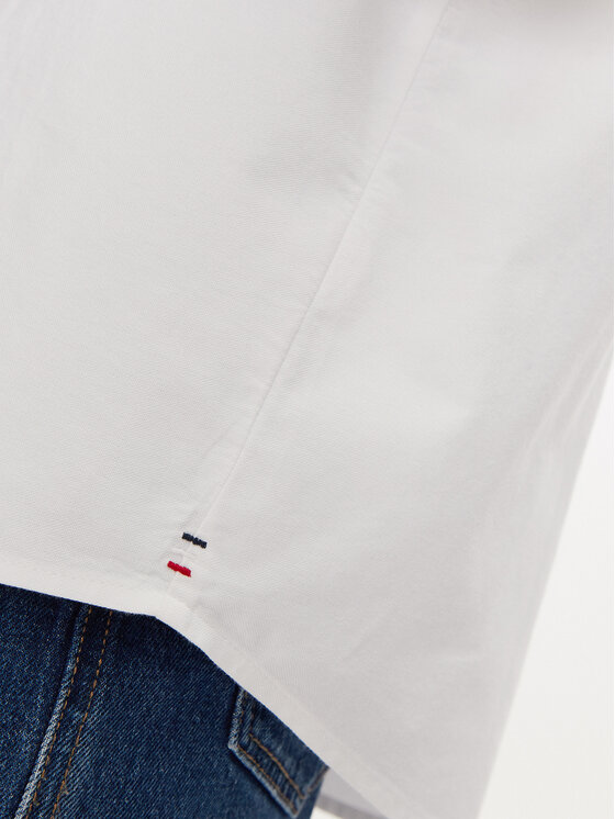 Tommy Jeans Tommy Jeans Πουκάμισο DW0DW19709 Λευκό Relaxed Fit