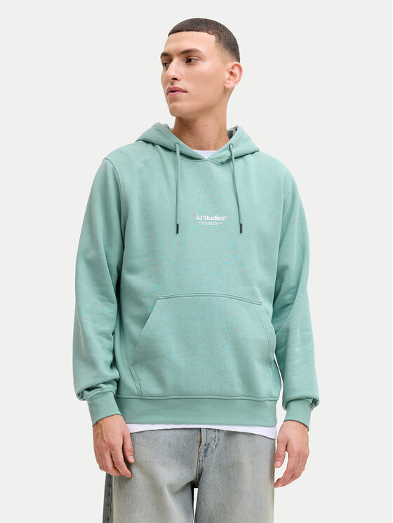 Jack & Jones Jack & Jones Mikina Soho 12278789 Zelená Relaxed Fit