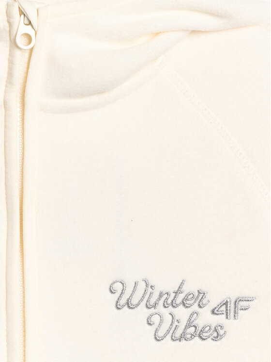 4F 4F Polar APRES SKI Biały Loose Fit