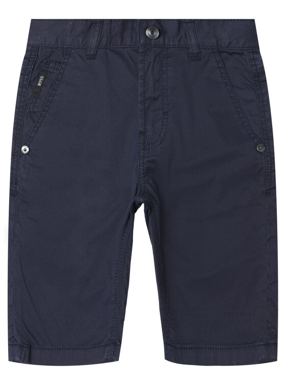 Pantaloncini di tessuto J24629 S Blu scuro Regular...