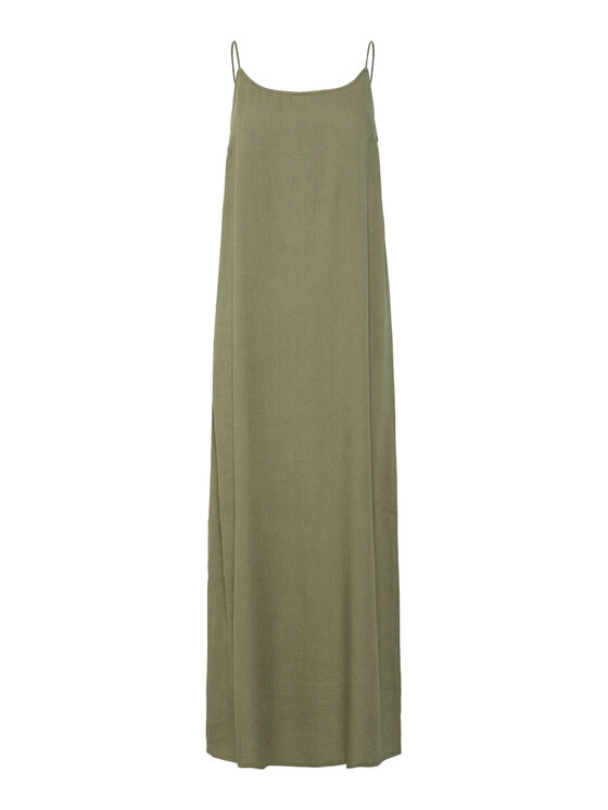Pieces Pieces Poletna obleka Pia 17151884 Zelena Loose Fit