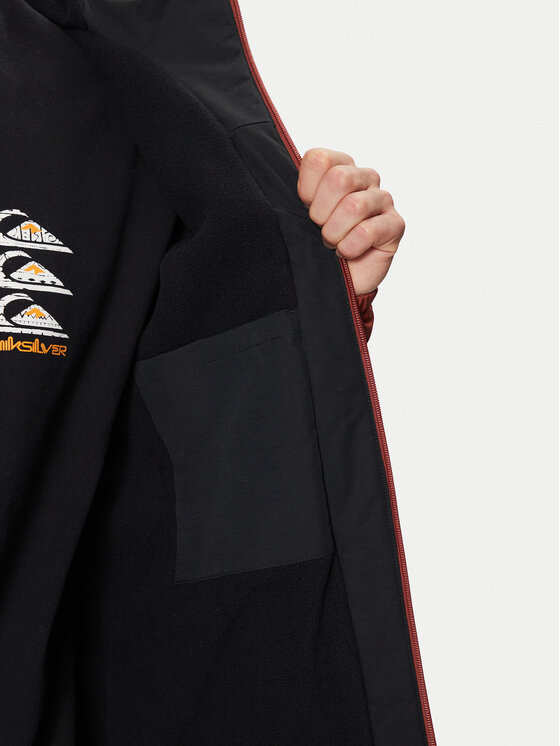 Quiksilver Quiksilver Demisezoninė striukė Overcast 3K EQYJK04063 Oranžinė Regular Fit