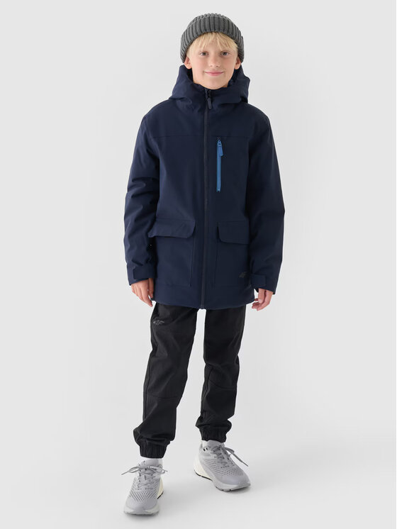 4F 4F Kurtka outdoor 4FJWAW24TJACM157 Granatowy Regular Fit