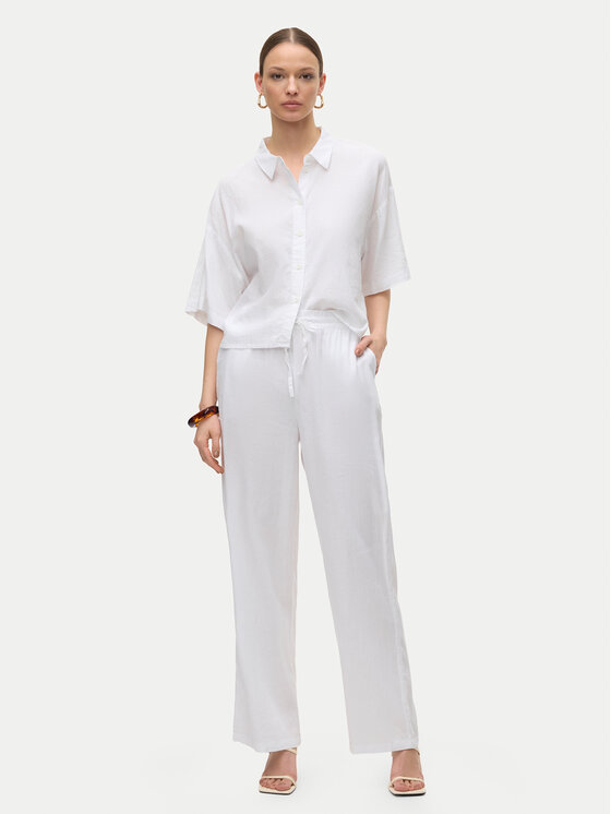 Vero Moda Vero Moda Риза Linn 10306820 Бял Relaxed Fit