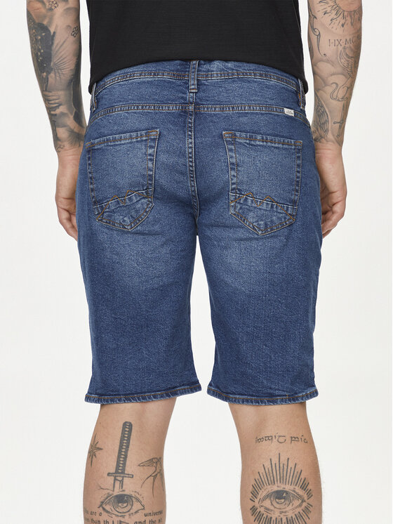 Blend Blend Kratke traperice 20716686 Plava Slim Fit