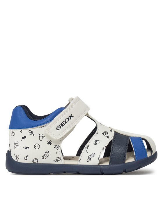Geox Sandále B Elthan Boy B451PC 000BC C0293 Biela