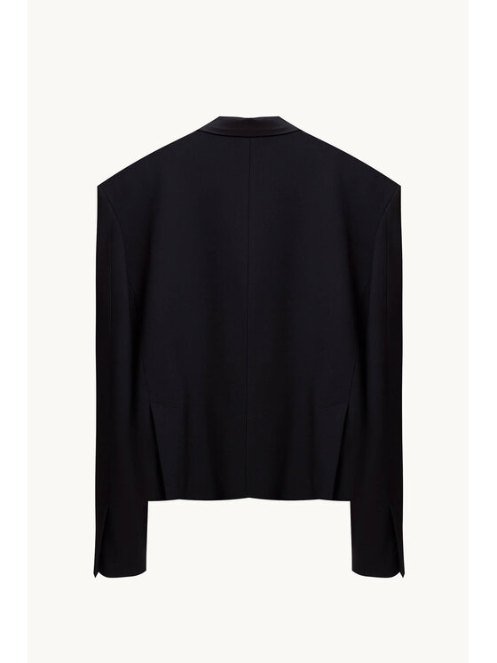 Epuzer Epuzer Marynarka Wool blazer Czarny Standard Fit