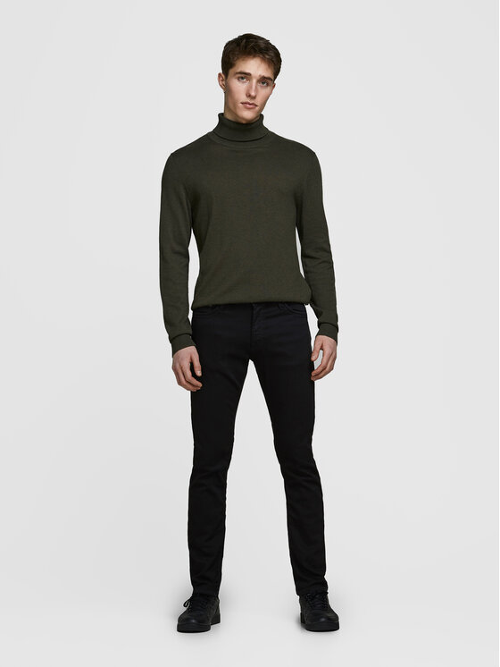 Jack&Jones Jack&Jones Τζιν Glenn Felix 12113450 Μαύρο Slim Fit