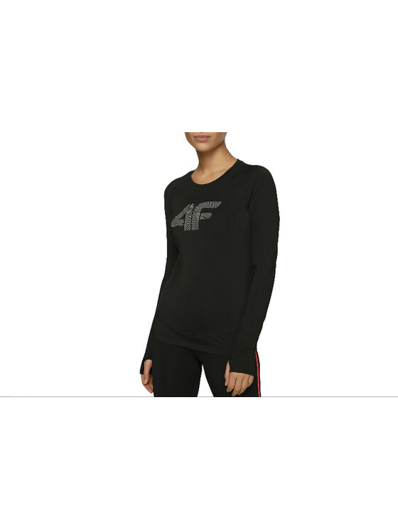 4F 4F Longsleeve 4F Women's Functional Longsleeve Czarny Regular Fit
