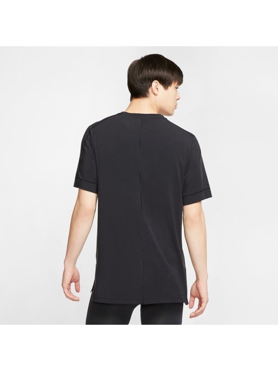 Nike Nike T-shirt Dri-FIT Yoga Nero Regular Fit