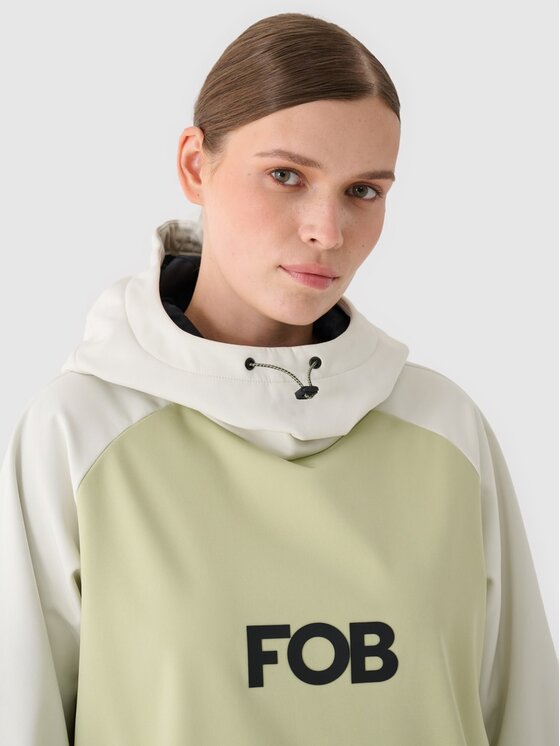 4F 4F Felpa tecnica 4FWAW24TSOFF289-44S Verde Regular Fit