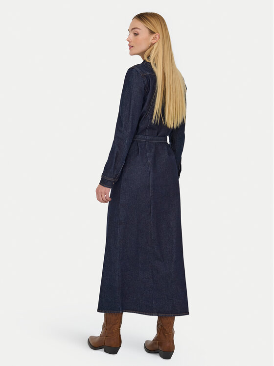 ONLY ONLY Φόρεμα τζιν Camomile 15357757 Σκούρο μπλε Regular Fit