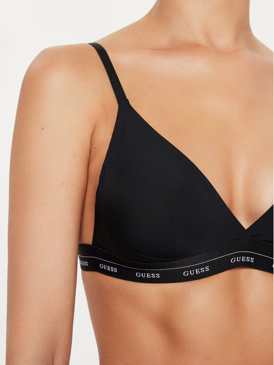 Guess Guess Biustonosz bezfiszbinowy Jane Soft O4YC16 KCF20 Czarny