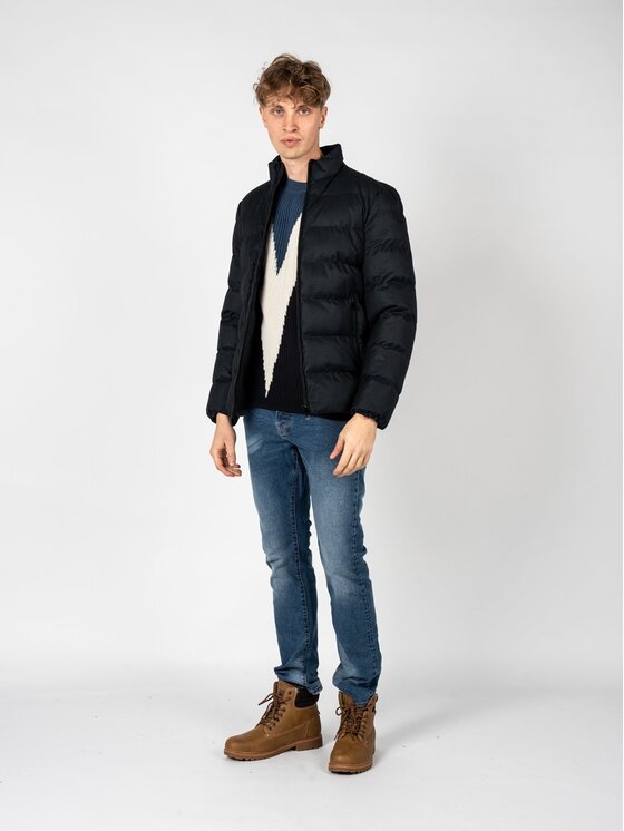 Geox Geox Bunda pro přechodné období M2628Q T2956 Černá Regular Fit