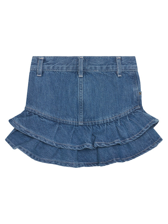 Guess Guess Джинсова спідниця K6RD00 D45E0 Голубий Regular Fit