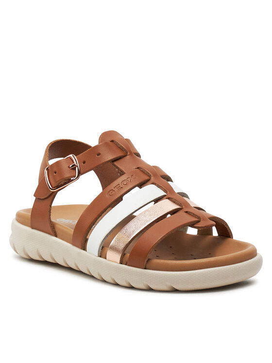 Geox Geox Sandali J Sandal Soleima Gir J35GSB 043CF C6A7F M Rjava