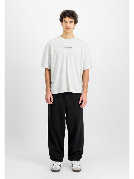 Alpha Industries Alpha Industries T-Shirt Studio Edition Backprint T-Shirt Szary Loose Fit
