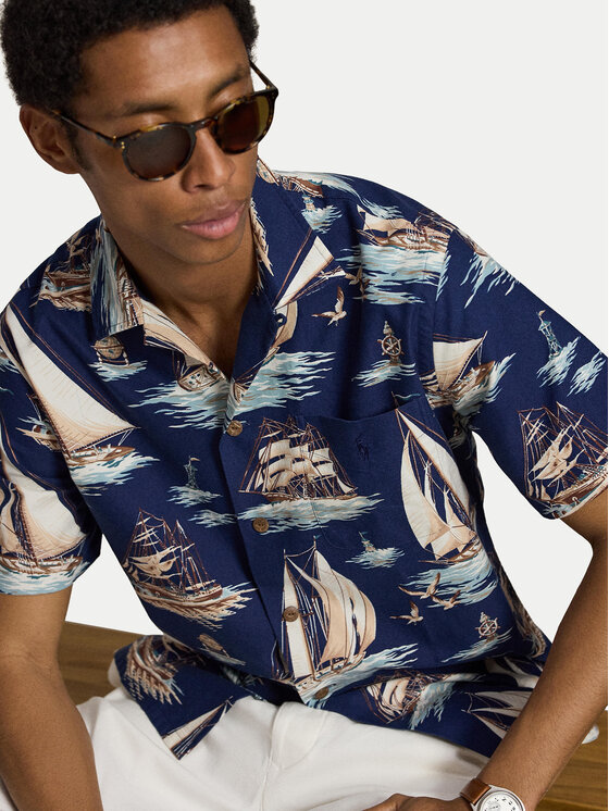 Polo Ralph Lauren Polo Ralph Lauren Ing 710B18631001 Sötétkék Regular Fit