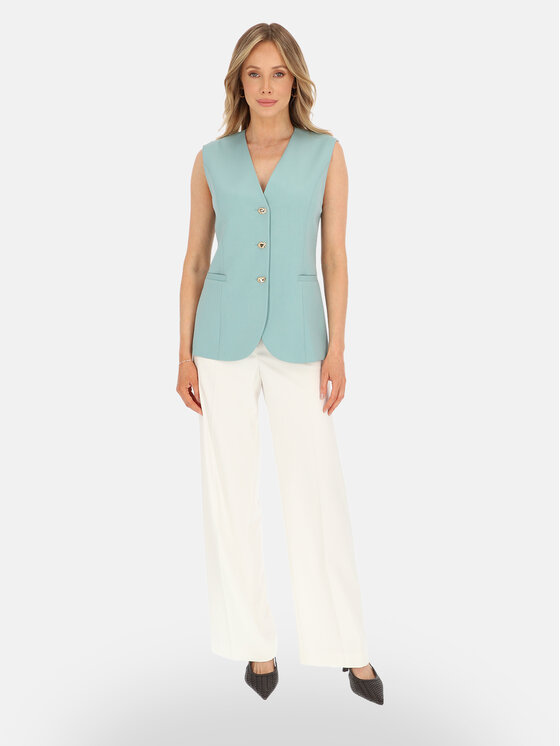 L’AF L’AF Kamizelka Mint Zielony jasny Regular Fit