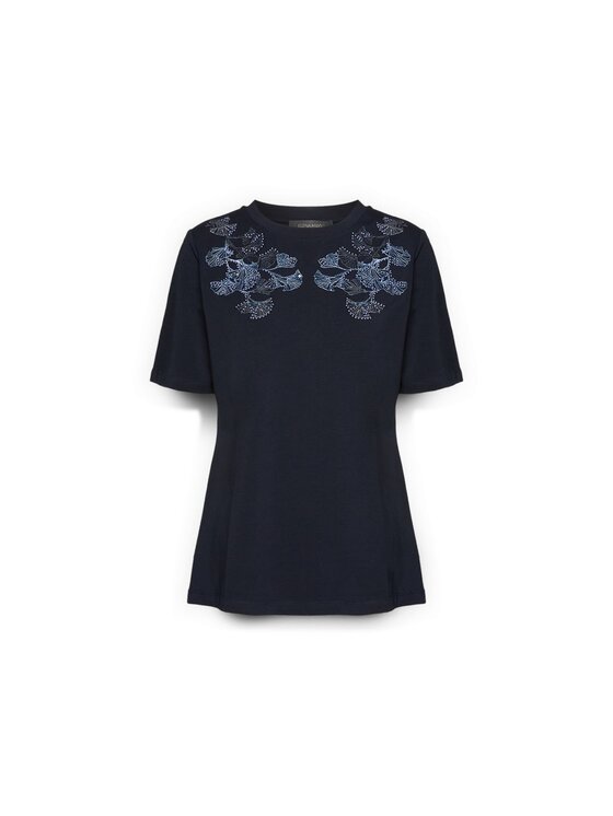 Elena Mirò Elena Mirò T-Shirt G341Z100563N034 Niebieski Regular Fit