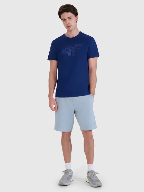 4F 4F T-Shirt 4FWMM00TTSHM2257-031S Granatowy Regular Fit