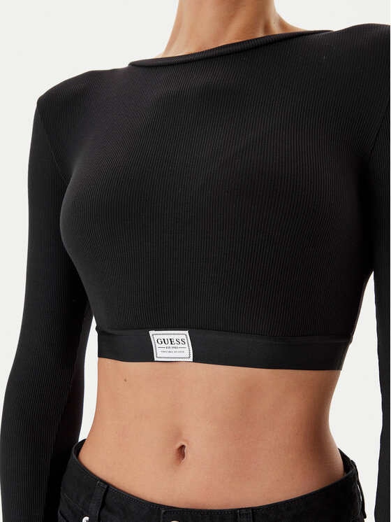 Guess Guess Halenka O5RP00 KCDA2 Černá Regular Fit