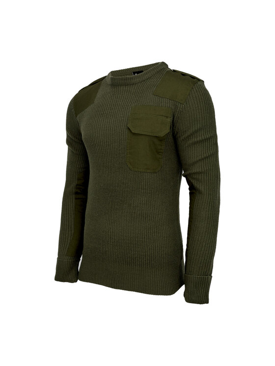 Brandit Brandit Sweter 5018.1.XXL Zielony Regular Fit