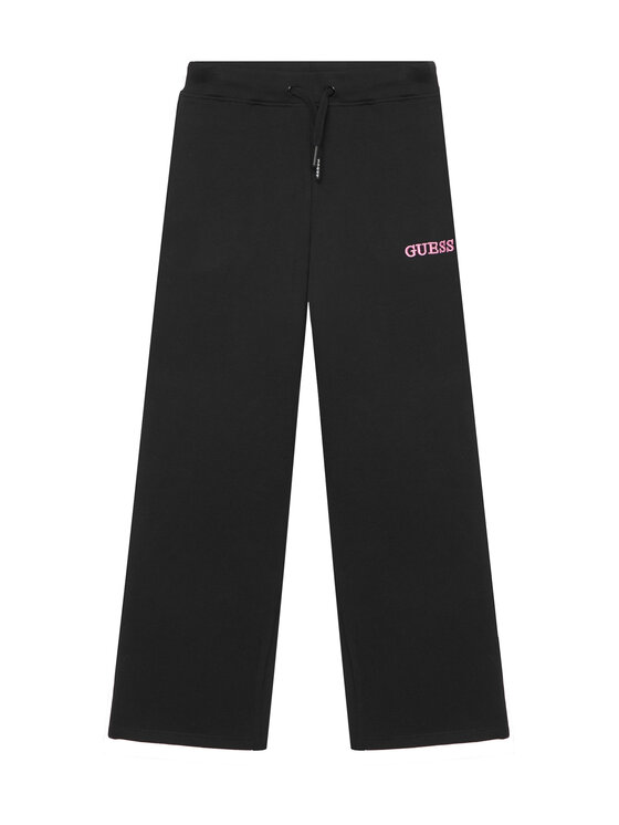Guess Pantaloni trening J6RB01 KAD74 Negru Regular Fit