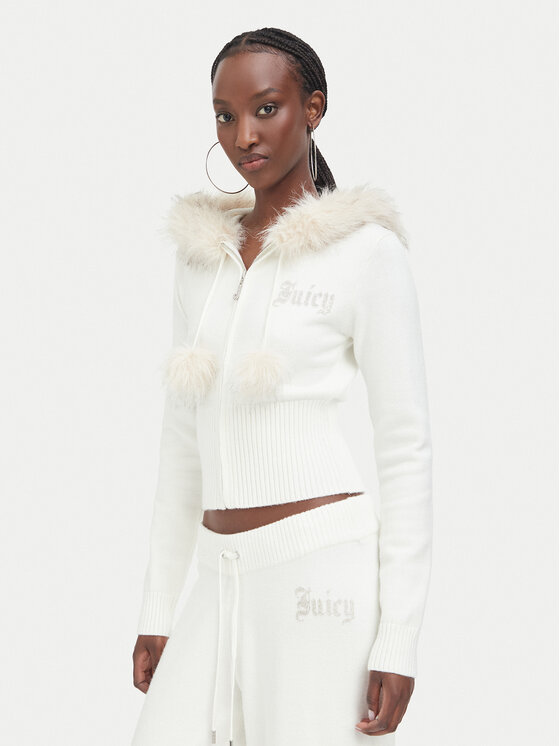 Juicy Couture Juicy Couture Strickjacke JCWAS226309 Creme Regular Fit
