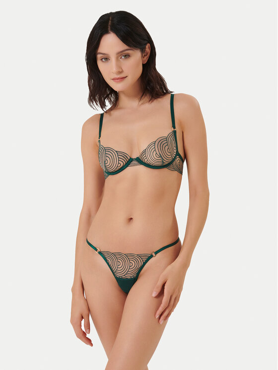 Bluebella Bluebella Бюстгальтер з підкладкою Aster 42402 Зелений