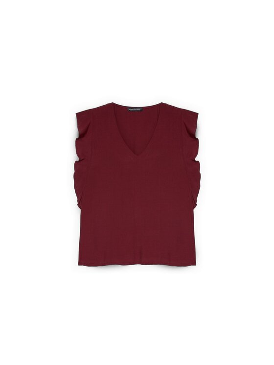 Fiorella Rubino Fiorella Rubino Top D009T000267N036 Bordeaux Regular Fit