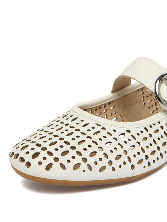 Remonte Remonte Ballerinas CEO-D0K16-80 Weiß